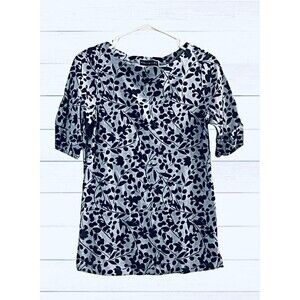 NWOT Karen Scott Women’s Elbow Sleeve Top Size Small